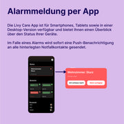 Livy Care Lite Edition: Sturzerkennung mit Gegensprechfunktion - Nur bis 31.05.2025